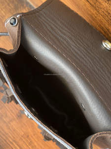 Venta caliente elegante hecho a mano cuero de vaca genuino borlas riñoneras estilo moderno bandolera correa ajustable cinturones Sporran - Product Image 6