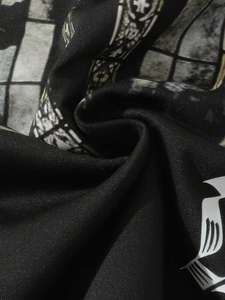 Custom Logo Gothic Angel Graphic Oversized T Shirt <b>Studded</b> Streetwear 100% Cotton OEM Wholesale Manufacturer <b>Men's</b> shirts - Product Image 5