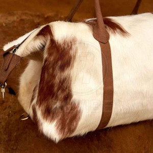 Customized Design PU Hair on Leather <b>Bags</b> New Arrival Zipper Closure Eco-Friendly Lightweight Unisex Best Selling - Product Image 3