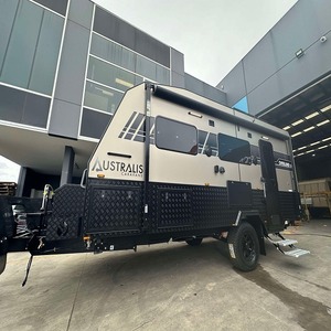 Cheap Wholesale Gray Aluminum Motorhome Mobile House Travel Camping RV Camper <b>Trailer</b> Luxury Off-Road Caravans 4-6 Persons Fully - Product Image 2