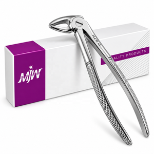 33 Pinces d'extraction dentaire à motif anglais en acier inoxydable, instrument de chirurgie buccale certifié CE et ISO - Product Image 5