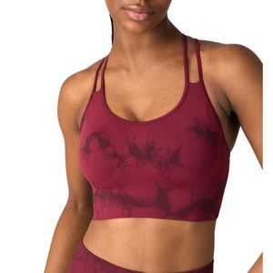 Women Seamless Tie Dye Sports Bra High <b>Support</b> Yoga Gym Fitness Workout Crop Top Breathable Activewear Custom Wholesale OEM - Product Image 1