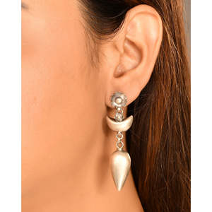 Pendientes de Plata de Moda Meera Jaipur Sharu - Product Image 2