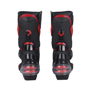 Dernières Bottes de Moto en Cuir Respirantes et Imperméables pour Hommes, Modèle Course, avec Logo Personnalisé, pour la Conduite en Extérieur - Product Image 4