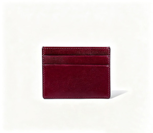 [Customised Logo] Genuine Cowhide Top Grain Leather Credit Card Holder for Men & Women Fashion Style Business & Travel Use - Product Image 5