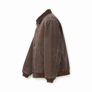 Veste décontractée unisexe en toile coupe-vent, style américain, fermeture éclair, printemps automne, veste d'extérieur - Product Image 2
