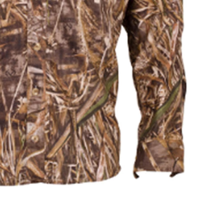 GRACE <b>SIGN</b> Custom Front Logo Unisex Winter Washed Long Sleeve Soft <b>Shell</b> Shoulder Camouflage Hunting Outdoor Shirts Polyester - Product Image 4