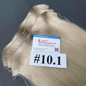 วิกผมคนเวียดนามแบบถักด้วยมือผมแท้ผ้าทออัจฉริยะแบบมองไม่เห็นแบนดีไซน์ใหม่ - Product Image 2