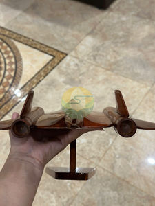 Kit de modèle réduit en bois SR71 BLACKBIRD, artisanat du bois, taille réelle, fabriqué en Vietnam, avion SR71 en bois massif, fabriqué au Vietnam - Product Image 6