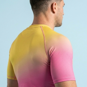 Custom <b>Men</b> Compression Fitness Tee Half Sleeve High <b>Stretch</b> Athletic Gym Sportswear Performance Wear - Product Image 3