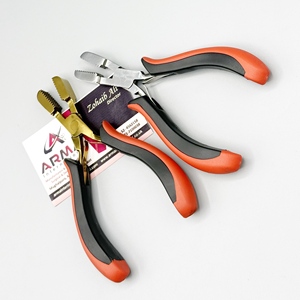 Alicates Profesionales Rectos y Dentados de Grado Quirúrgico para Extensiones de Cabello, Herramientas para Fusionar y Remover Pegamento de Extensiones de Cabello - Product Image 1