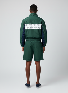 Ensemble de survêtement décontracté de haute qualité avec pantalon de jogging et sweat à capuche, longueur genou, logo personnalisé, broderie de patch 100 % nylon pour homme - Product Image 3