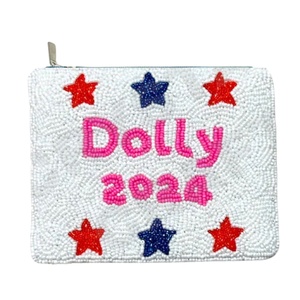 Dolly 2024, monedero con cuentas de semillas, hermoso monedero personalizado con cuentas, monedero para mujer, monedero de moda con - Product Image 1