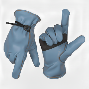 Gants de sécurité en cuir de qualité supérieure, gants de travail durables en cuir de vachette, protection des mains en cuir pour le travail industriel - Product Image 3