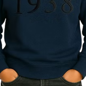 Sudadera Azul Oscuro para Niñas con Bordado 3D en Relieve, Estilo Casual, Manga Larga, Cómoda para el Día a Día - Product Image 5