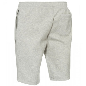 Shorts bermuda gris en coton pour homme avec cordon de serrage à la taille et poches, style décontracté, 100% coton French Terry. - Product Image 2
