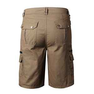 Shorts cargo para mujer, shorts cargo de algodón para hombre, shorts casuales con bolsillos para niño, ropa urbana, shorts largos de talla grande para hombre - Product Image 2