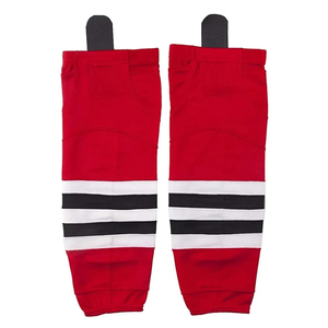 Chaussettes de hockey sur glace de bonne qualité pour l'entraînement en équipe, vêtements de sport d'extérieur, chaussettes de hockey sur glace en microfibre polyfriction pour garçons - Product Image 1