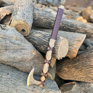Hacha Vikinga Industrial Hecha a Mano, Hoja de Acero al Carbono, Mango de Madera, Estilo Nórdico, Herramienta para Camping y Caza, Inspirada en la Batalla Tradicional - Product Image 1