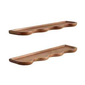 Interlocking Dark Wood Adjustable Modern Wall <b>Shelf</b> <b>Floating</b> <b>Square</b> Box Storage Display Rack Living Room Wall Mounted Flower Pot - Product Image 2