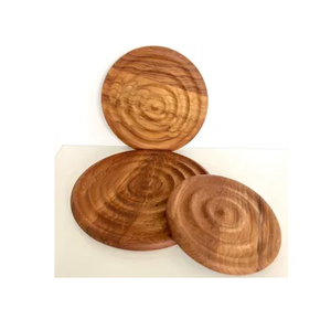 High Quality Wood Trivets Wholesale <b>Kitchen</b> Wooden Insulated Trivet 300mm Diameter <b>Non</b> <b>Slip</b> <b>Mats</b> Modern Design - Product Image 1
