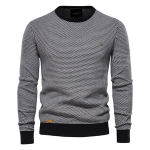 Suéter Cálido de Invierno, Transpirable, Tejido con Patrón de Punto Simple, Diseño Antiencogimiento - Product Image 4