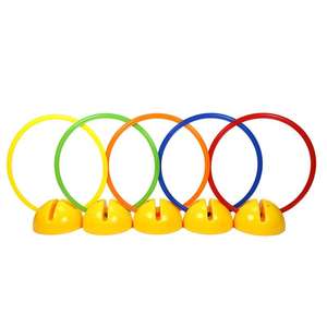 Anneau d'agilité multifonctionnel de qualité supérieure pour enfants avec base en dôme à 4 voies - Product Image 5