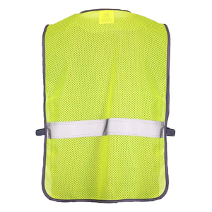 Chaleco de Seguridad Unisex de Poliéster Transpirable de Alta Visibilidad para Trabajos de Construcción, Chaleco para Trabajadores de Seguridad - Product Image 6