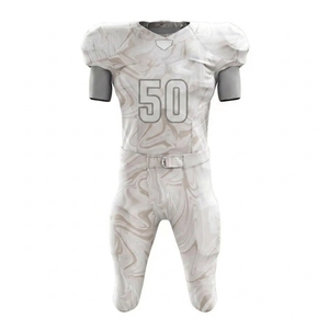 Uniforme de football américain à prix avantageux, imprimé par transfert thermique, 100% polyester, séchage rapide, nouvelle arrivée, sur mesure - Product Image 2