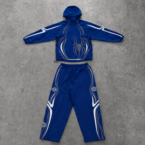 Custom Logo Y2K Printing Windbreaker Tracksuit Premium Quality <b>Waterproof</b> Hooded <b>Jacket</b> <b>and</b> <b>Trouser</b> 2 Pieces Windbreaker <b>Set</b> - Product Image 3