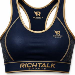 Precio bajo, más vendido, secado rápido, sujetador de sublimación para mujer, servicio OEM, diseño personalizado a precio asequible, hecho en Pakistán. - Product Image 4