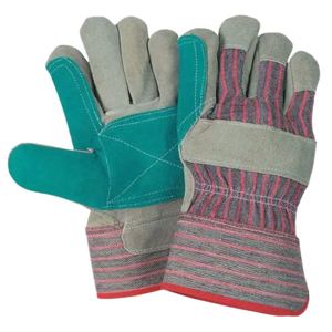 Guantes de Trabajo de Cuero Dividido de Primera Calidad con Protección Reflectante para la Palma de la Mano, Ropa Industrial de Seguridad para Montadores Canadienses - Product Image 1