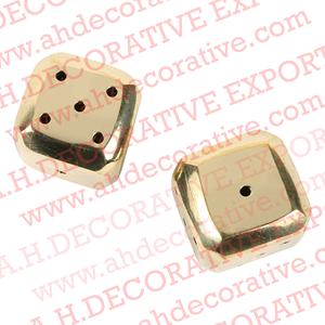 Sculpture de dés pour la vaisselle, pour le bureau, dés en laiton de haute qualité, presse-papier antique, sculpture en aluminium pour le bureau - Product Image 1