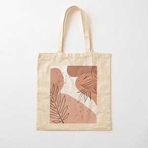 Bolsa de Mano de Lona de Algodón Personalizada, con Cierre de Cremallera, Duradera, Ecológica, Reutilizable, para Compras o Playa, con Bordado Vintage para Mujer - Product Image 1