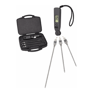 Ensemble de thermomètres numériques pliables avec 4 sondes NTC pour la mesure de la température de surface, de l'air et de l'immersion - Product Image 3