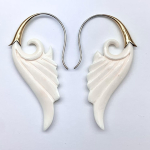 Pendientes Vintage de Hueso de Búfalo Hechos a Mano, Joyería de Moda Estilo Hueso, los Más Vendidos de Natural Crafts para Mujer - Product Image 6