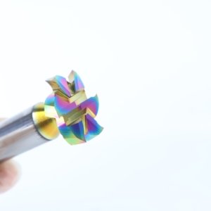 Tùy chỉnh t khe phay cắt rắn Carbide 6 Flute End Mill cầu vồng alcrn lớp phủ vonfram cạnh không tiêu chuẩn <span class=keywords><strong>CNC</strong></span> công cụ - Product Image 6