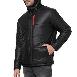 Vente chaude hommes veste courte dernière bulle Softshell Parka veste mode hiver noir bulle doudoune et manteaux coupe-vent - Product Image 1