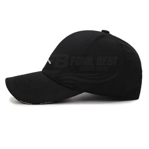 Gorra de Béisbol Hipster para Hombre y Mujer, Deportiva, Informal, para Primavera y Verano, Protección Solar, Negra y Blanca, para Viajes, 100% Poliéster - Product Image 2