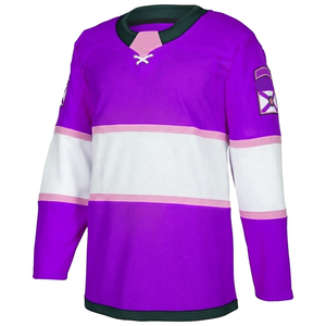 Ice Hockey Training Jersey 100% Polyester Eco-Friendly Quick Dry Breathable Anti-Bacterial Sports Wear Uniform - Product Image 3
