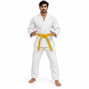 Kimono de Jiu-Jitsu Brésilien Premium BJJ 440GSM en Coton Tissé Perlé Pré-rétréci Léger Respirant Anti-humidité - Product Image 1