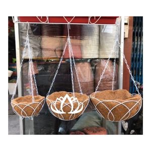 Maceta Colgante de Fibra de Coco 2026 de Venta Rápida para Cultivo de Plantas y Decoración de Espacios con Retención de Humedad - Product Image 1