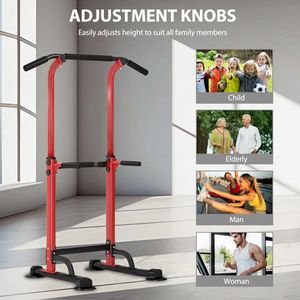 Stazione Multifunzione per Allenamento Domestico, Barra per Trazioni Regolabile, 10 Altezze, Capacità 400 LBS, Struttura in Acciaio - Product Image 5