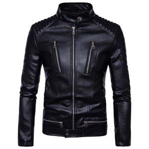 Men Genuine Motorcycle Best Price Custom Men Fashion Leather Jacket Made In Pakistan Fashion Motorbike Jacket - Product Image 1