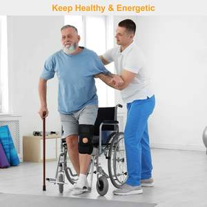 Soporte de Rodilla Ajustable con Rótula Abierta, Compresión Deportiva para Correr, Escalar, Alivio de Lesiones, Fijación de Articulaciones - Product Image 5