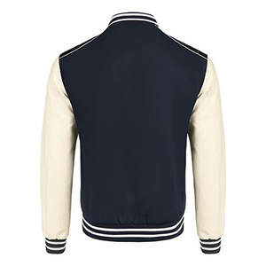 Vestes de baseball en laine pour hommes avec logo personnalisé de haute qualité brodé sur les manches en laine - Product Image 6