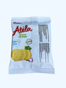 Balance Ateka 228g produits de boulangerie vietnamiens épicé salé saveur d'oignon mince craquelin Biscuit croustillant Texture Carton Sachet FMCG produit - Product Image 6