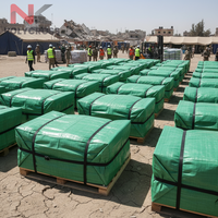 Bâche multi-couches robuste et coupe-vent pour les secours d'urgence, les logements temporaires et les interventions en cas de crise
