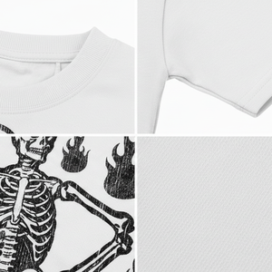 T-shirts pour hommes avec impression graphique DTG en stock, style streetwear, mode personnalisée, tee-shirt 100% coton en vente - Product Image 5