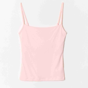 Custom Women's Low-Neck High-End Vest <b>Top</b> Camisole Spaghetti Strap Breathable Women Backless Workout Ribbed Tank <b>Tops</b> For Women - Product Image 5
